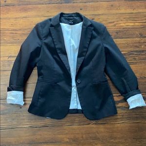 Forever 21 Black and White Blazer